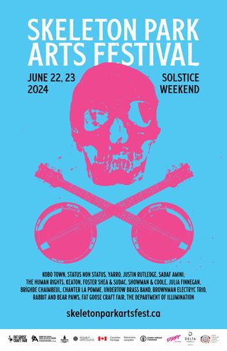 Skeleton Park Arts Festival, Kingston, ON poster
