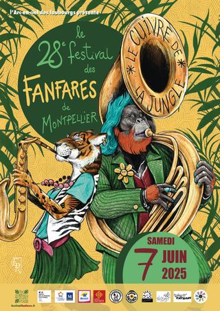 Festival des Fanfares de Montpellier poster