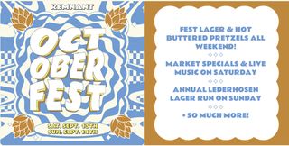 Remnant Brewing Octoberfest poster