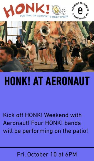 Aeronaut, with Clamor & Lace and Black Sheep and Yes Ma'am poster