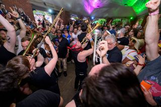 Undertow Brass Band performing live