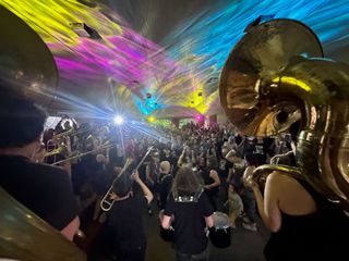 Undertow Brass Band performing live